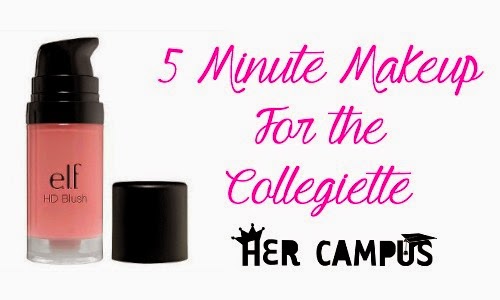 5 Minute Makeup for the Collegiette